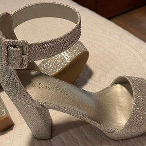 Open Toe Chunky Heel Platform Shoes